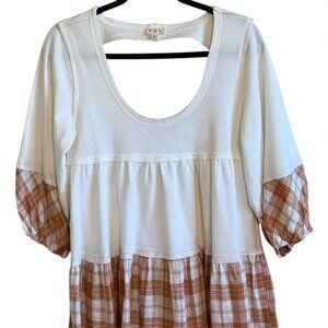 POL Thermal Baby Doll Top-Small NWOT